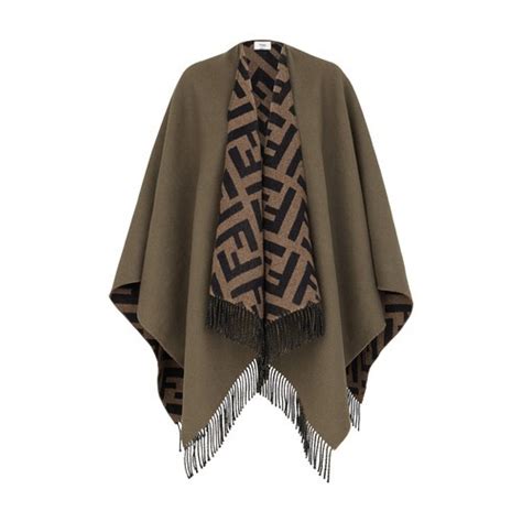 fendi scarf ladies|fendi poncho women's.